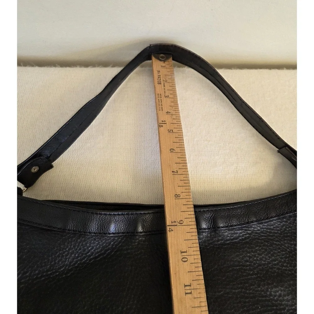Kate Spade Natia Jamesport Black Pebbled Leather Hobo Bag‎ -Strap Replaced